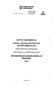 Descarga la Carta Fundamental aquí - Indeportes