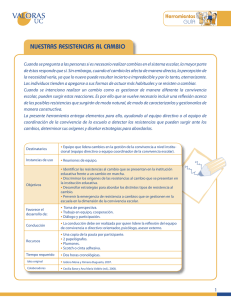 Nuestras resistencias al cambio