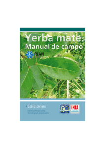 Manual de Yerba Mate - Red de Información Agropecuaria Nacional