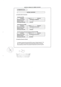 | PARTIDAS SALARIALES - Instituto Peruano de Energía Nuclear