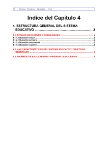 4. estructura general del sistema educativo