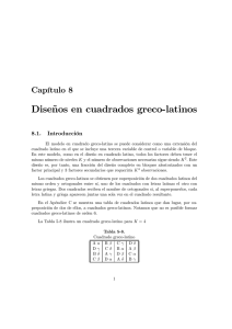 Diseños en cuadrados greco