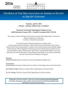 the role of the organization of american states in the 21st century