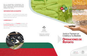 operaciones de reporto - Financiera Nacional de Desarrollo