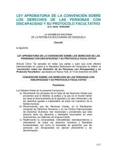 Ley Aprobatoria de la Convención sobre los