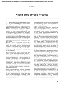 Ascitis en la cirrosis hepática
