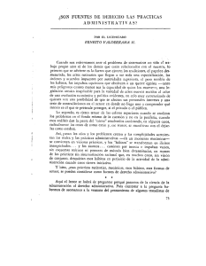 ¿son fuentes de derecho las practicas administrativas?