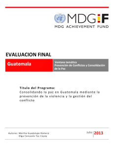 Guatemala - CPPB - Final Evaluation Report
