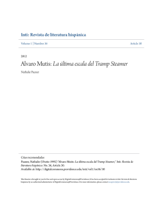 Alvaro Mutis: La última escala del Tramp Steamer