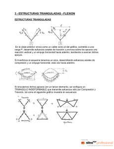 estructuras trianguladas - flexion