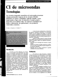 CI de microondas tecnologías