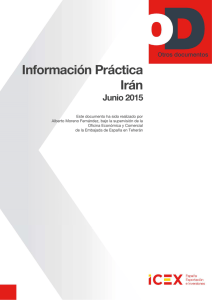 Informacion practica de Iran 2015 - Icex