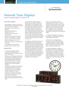 Network Time Displays (español).