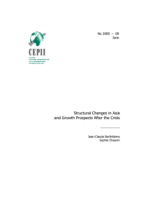 Structural Changes in Asia and Growth Prospects After the Crisis