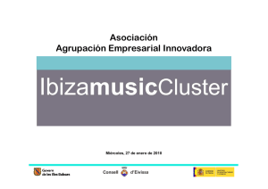 Presentación Avances Ibiza Music Cluster 27/01/10