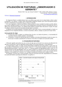 utilización de pasturas: ¿observador o gerente?