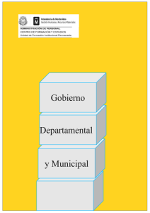 y Municipal Departamental Gobierno