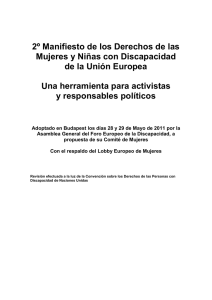 Manifiesto de los Derechos de las Mujeres y Niñas con