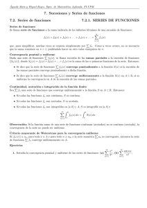 Series de funciones - Departamento de Matemática Aplicada (DMA).