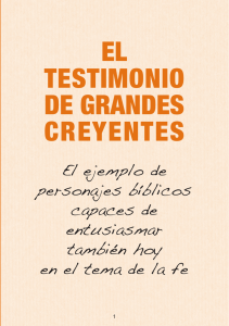 EL TESTIMONIO DE GRANDES CREYENTES