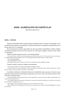 XXXII.- ELIMINACIÓN DE PARTÍCULAS