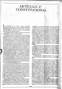 artículo 27 constitucional - Revista de la Universidad de México