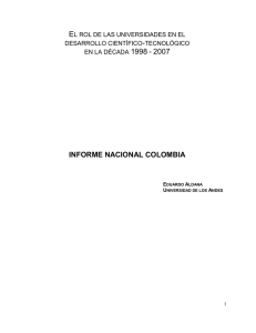 El papel de la Universidad en Colombia