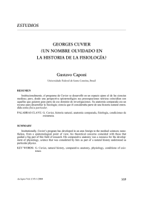 ESTUDIOS GEORGES CUVIER - Associação Filosófica Scientiae