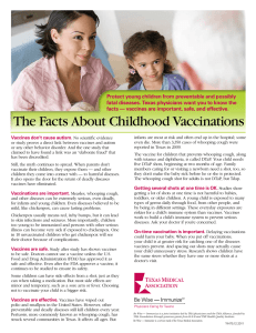 The Facts About Childhood Vaccinations