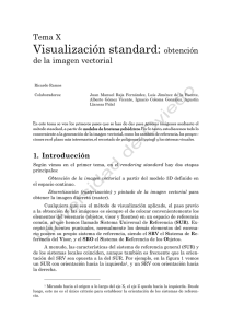 Visualización standard: obtención