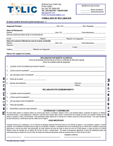 formulario de reclamacion