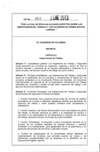 Ley 1610 de 2013 - Presidencia de la República de Colombia