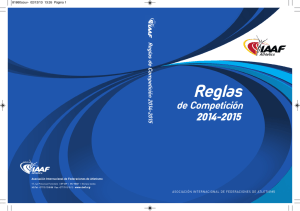 REgLAS DE COMpETICIÓN 2014 - 2015