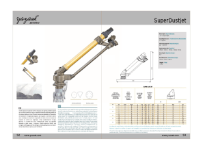 SUPER DUSTJET Catálogo del Producto
