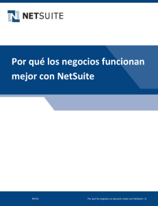 Por qué los negocios funcionan mejor con NetSuite