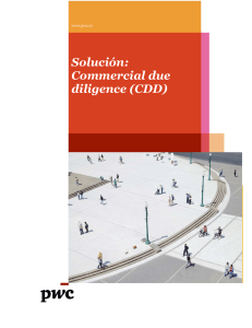 Solución: Commercial due diligence (CDD)