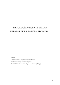 patología urgente de las hernias de la pared abdominal