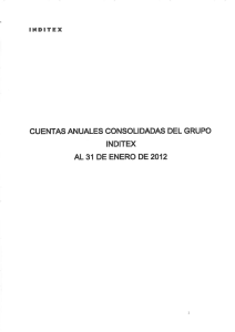 Cuentas anuales e informe de gestión del Grupo