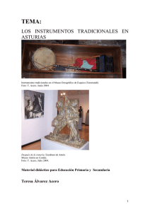Instrumentos Tradicionales en Asturias: Material Did&aacute;ctico