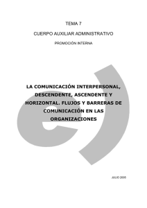 tema 7 cuerpo auxiliar administrativo la comunicación