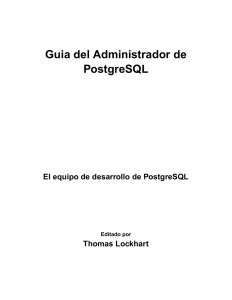 Guia del Administrador de PostgreSQL