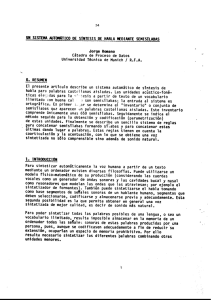 Page 1 34 UN SISTEMA AUTOMATICO DE SINTESIS DE HABLA