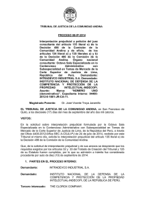 PROCESO 88-IP-2014 Interpretaci&oacute;n prejudicial a petici&oacute;n del juez
