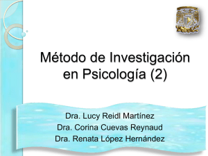investigación - Psicología-UNAM
