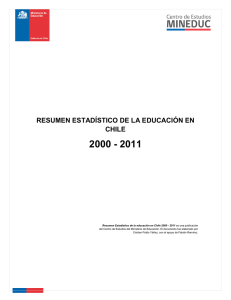 resumen estadístico de la educación en chile