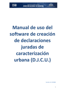 Manual de uso del software de creación de declaraciones juradas