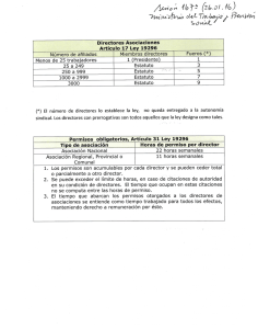 Directores Asociaciones