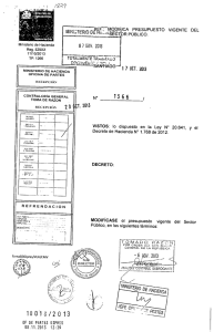 ` ` F`““M DIF¡ICA PRESUPUESTO VIGENTE DEL