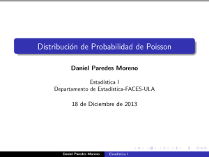 Distribución de Poisson - Web del Profesor