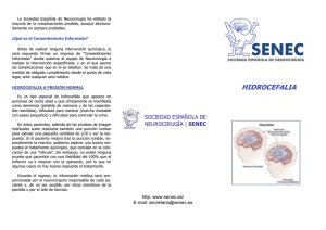 hidrocefalia - Sociedad Española de Neurocirugia